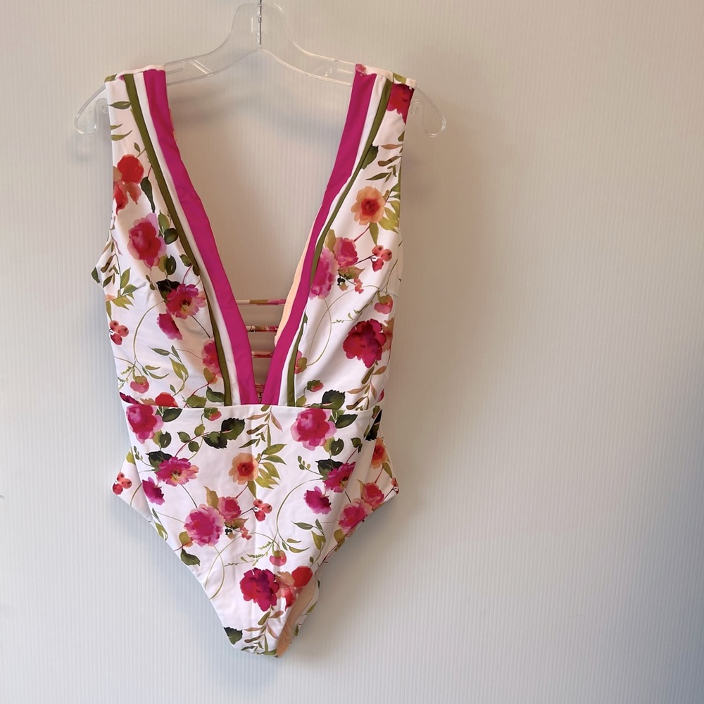 Nanette Lapore- Nordstrom One Piece Plunge Swimsuit